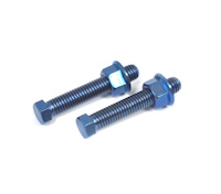 Aprilia RS125 Chain Adjuster Bolt & Nut Kit Titanium