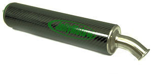 Aprilia RS125 Jolly Moto Replacement Carbon End Can