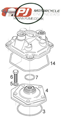 Aprilia SX125 Cylinder Head Inner O-Ring 