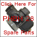 Aprilia AF1 125 Sintesi Dellorto PHBH 28 Carb Spare Parts 