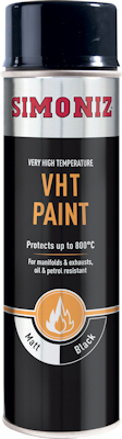 Simoniz Exhaust High Temp Paint V.H.T Black