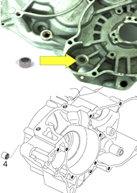 Aprilia RS125 Starter Bendix Bearing