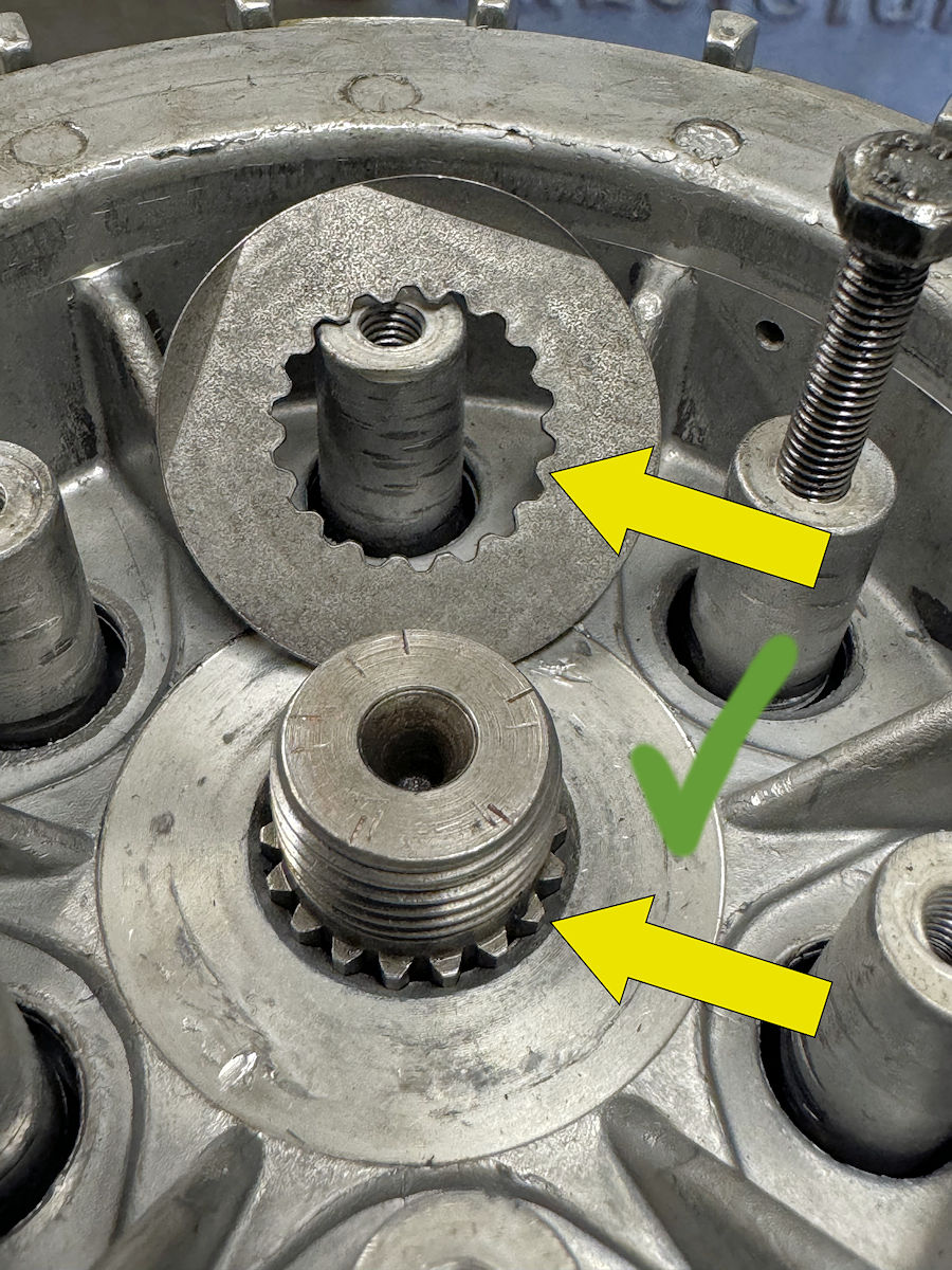 Aprilia AF1 125 Futura Clutch Tab Washer Spline Type