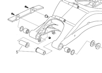 Aprilia RS 125 Swing Arm Pivot Bush