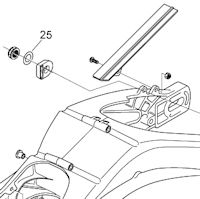 Aprilia RS 125 Wheel Nut Washer 
