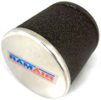 Gilera SC 125 Ramair Air Filter Chome End 