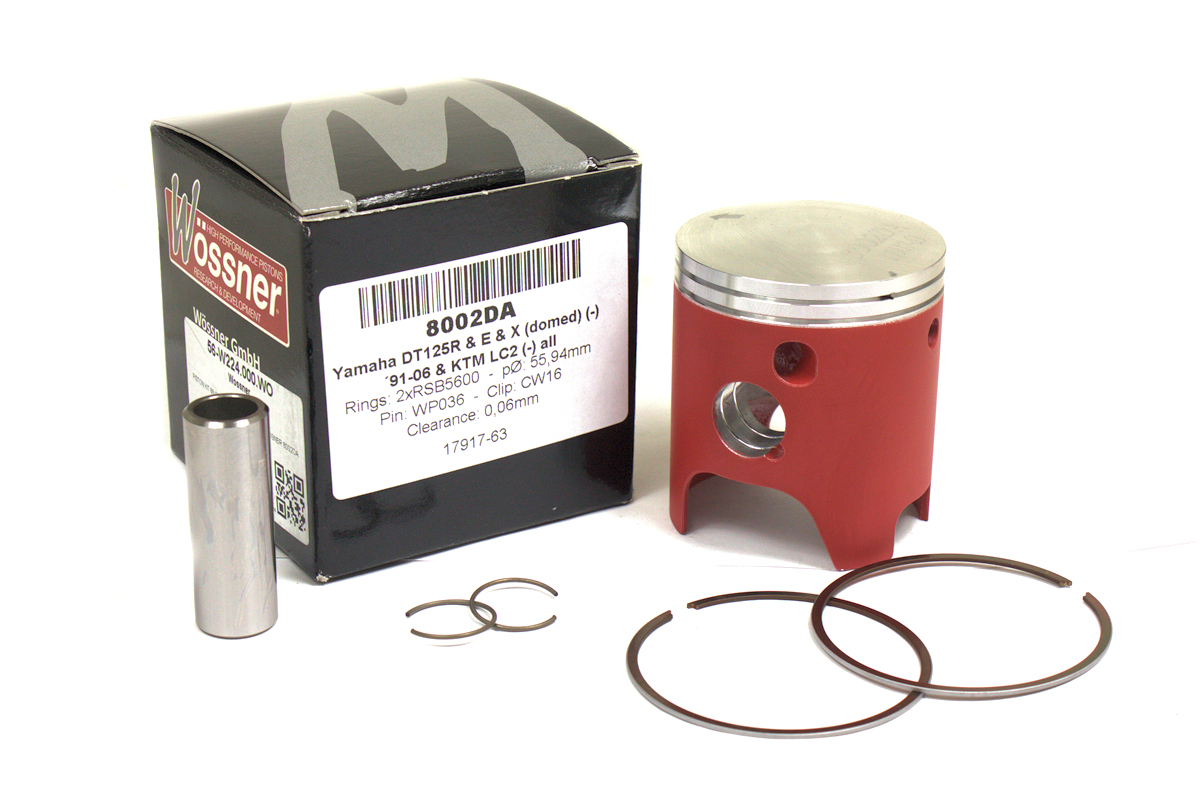 Yamaha DT125R Piston Kit Wossner 