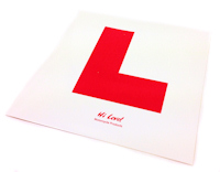 Stick On L Plate