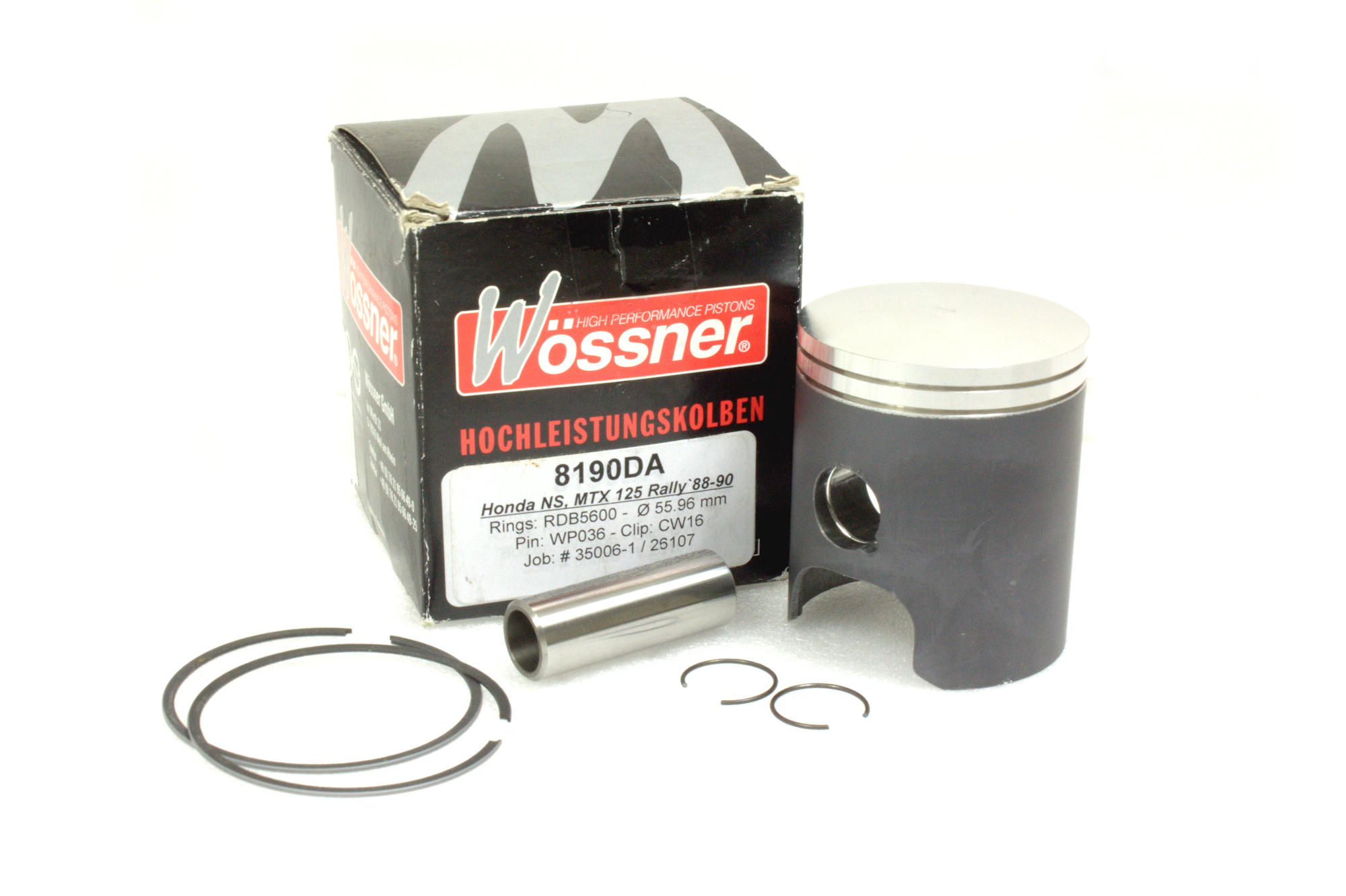 Honda NS125F Wossner Piston Kit 