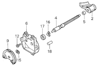 Honda NSR125F NSR125R Power Valve Shaft Seal