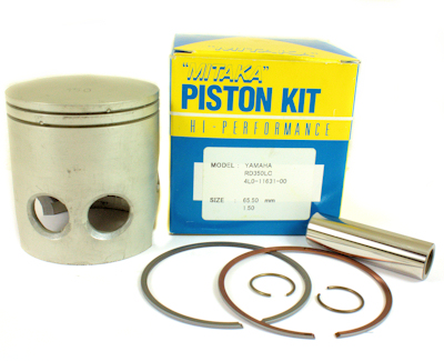 Yamaha RD350 Air Cooled Piston Kit Mitaka 