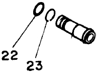 Yamaha RD250LC Water Pipe C-Clip 