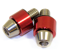 Aprilia RS125 Titanium Foot Peg Sparker Hero Bobbins