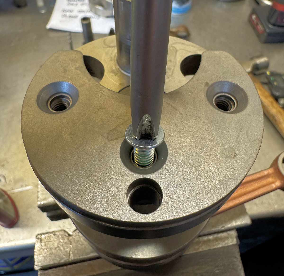Suzuki GT125 Crank Balance Pad Screw 