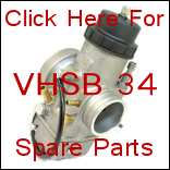 Dellorto VHSB 34 Carb Spare Parts 