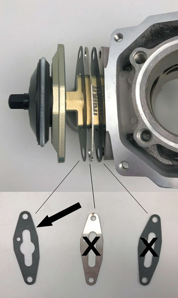 Aprilia RS125 Italkit Power Valve Gasket Outer Use With 140 Kit 