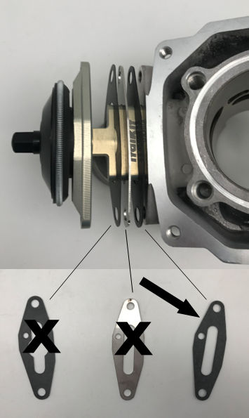 Aprilia RS125 Italkit Power Valve Gasket Inner Use With 140 Kit 