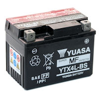 Aprilia SX125 Battery Yuasa YTX4L-BS