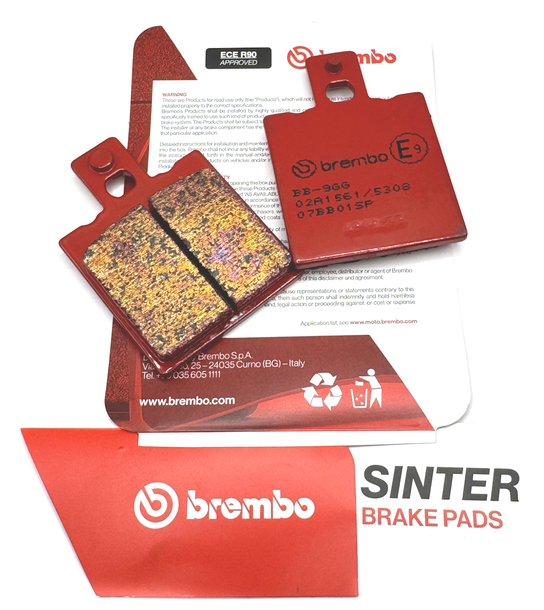 Aprilia RS125 Rear Brake Pads 1992-2005 Genuine Brembo Sintered